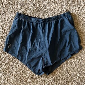 On Running Men’s Navy Race Shorts Small